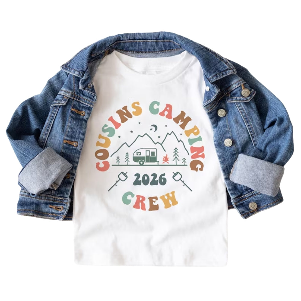 Cousin Camping Crew Matching Family T Shirt, Custom Camping Matching Shirts For Cousin ET0616