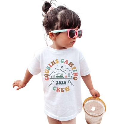 Cousin Camping Crew Matching Family T Shirt, Custom Camping Matching Shirts For Cousin ET0616
