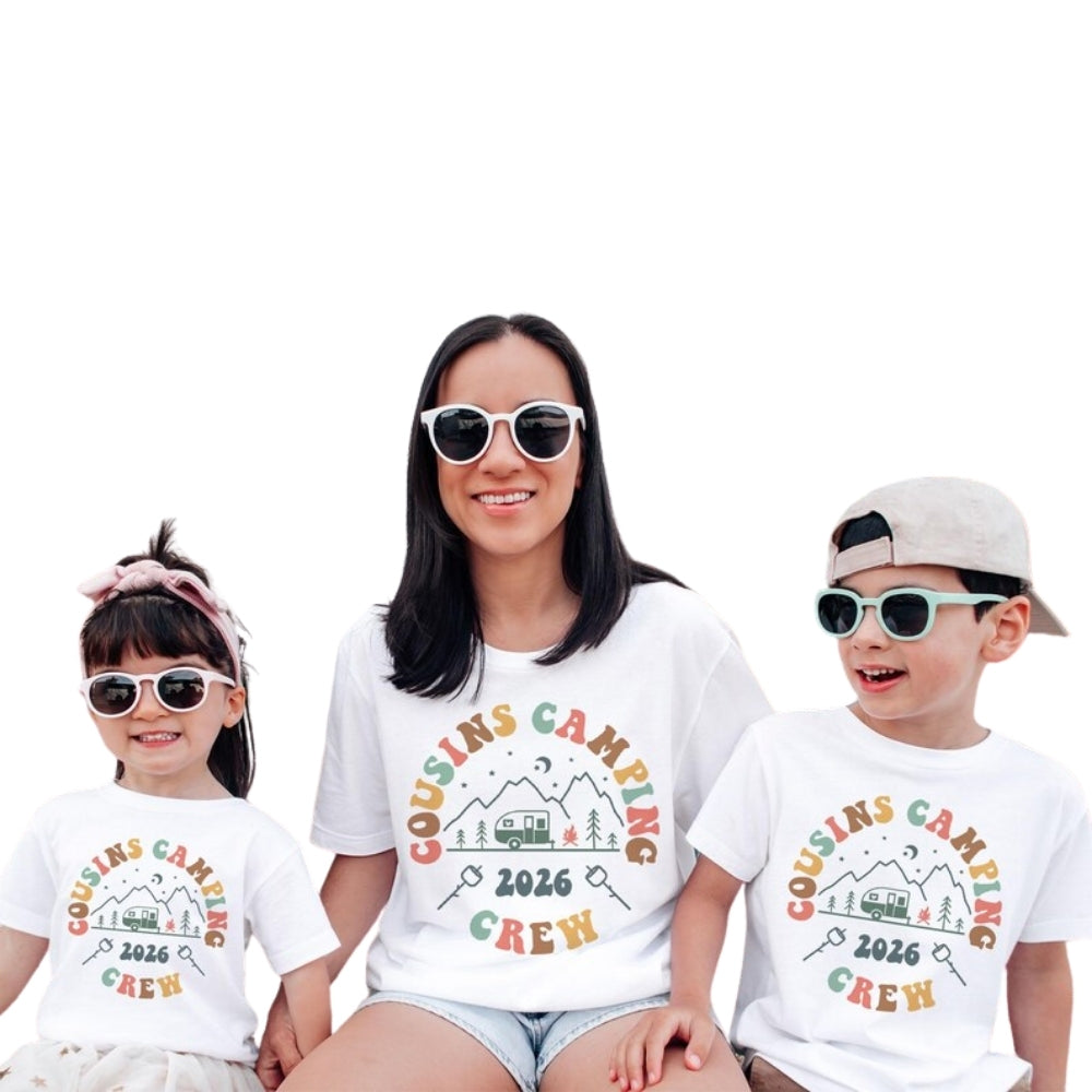 Cousin Camping Crew Matching Family T Shirt, Custom Camping Matching Shirts For Cousin ET0616