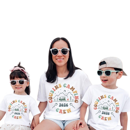 Cousin Camping Crew Matching Family T Shirt, Custom Camping Matching Shirts For Cousin ET0616