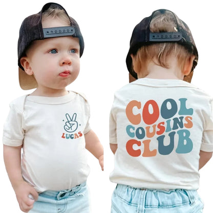 Cool Cousin Club Custom Name Matching Cousin T Shirts, Matching Shirts For Cousins ET0212