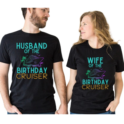 Personalized Cruising Into My 21st Birthday Family T Shirts, Custom Matching Birthday Shirts For Family ET0617