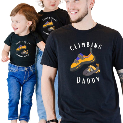 Climbing Daddy Daddy's Future Climbing Buddy Matching Daddy And Me T Shirts, Father Day Climbing Matching Shirt For Dad ET0932