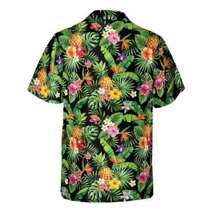 Pineapple Tropical Hawaiian Shirt For Men Women, Tropical Hawaiian Shirts HE0111