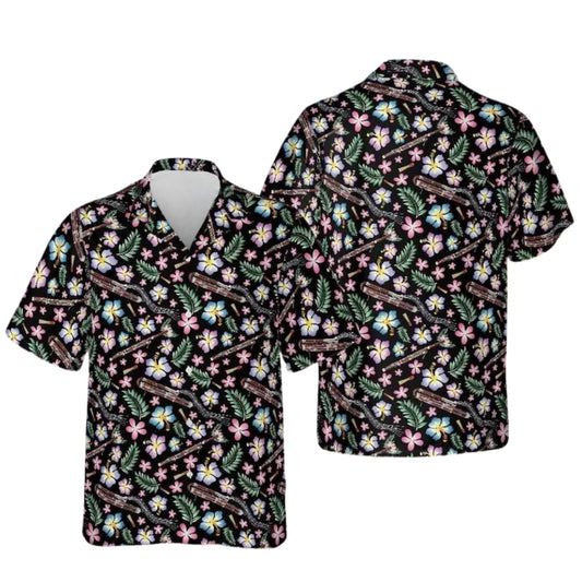 Bassoons Floral Hawaiian Shirt Men Women, Bassoons Lover Hawaiian Shirts HE0329