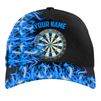 Custom Pink Flame Dart 3D Printed Baseball Cap, Custom Flame Darts Cap Hat CP0431