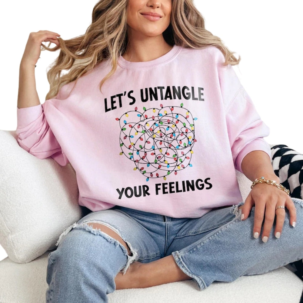 Let's Untangle Your Feelings Sweatshirt, School Psychologist Sweatshirt 2D0541