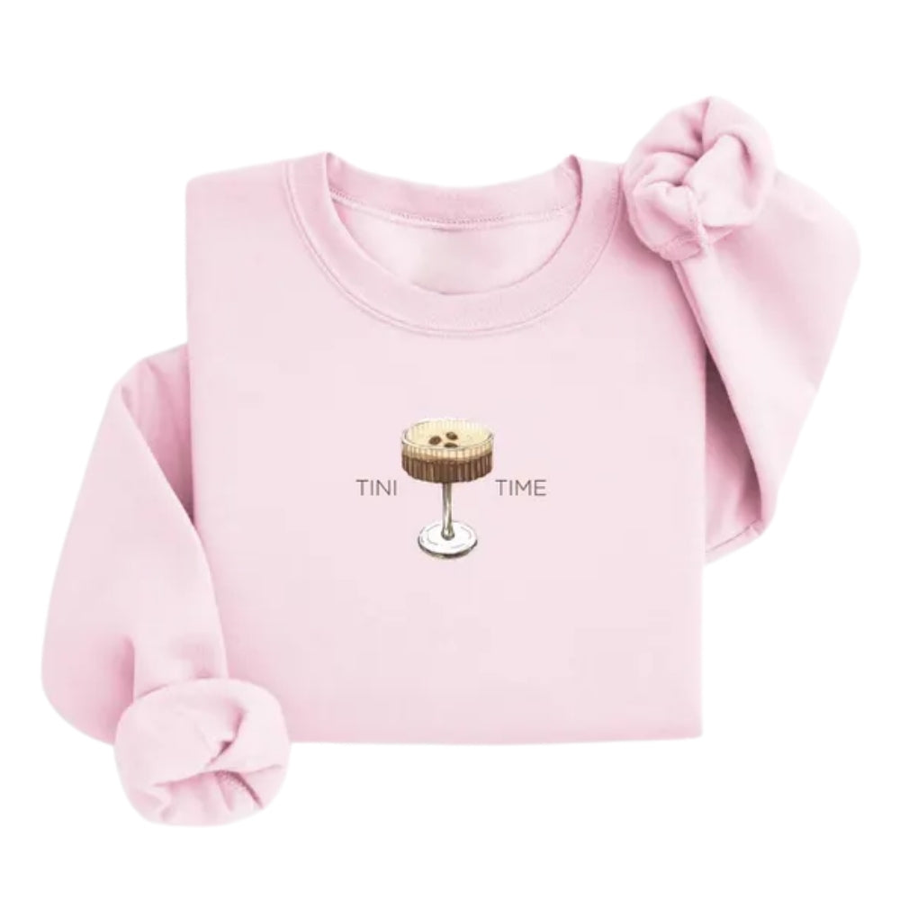 Tini Time Espresso Martini Sweatshirt, Espresso Martini Social Club Sweatshirt 2D0328