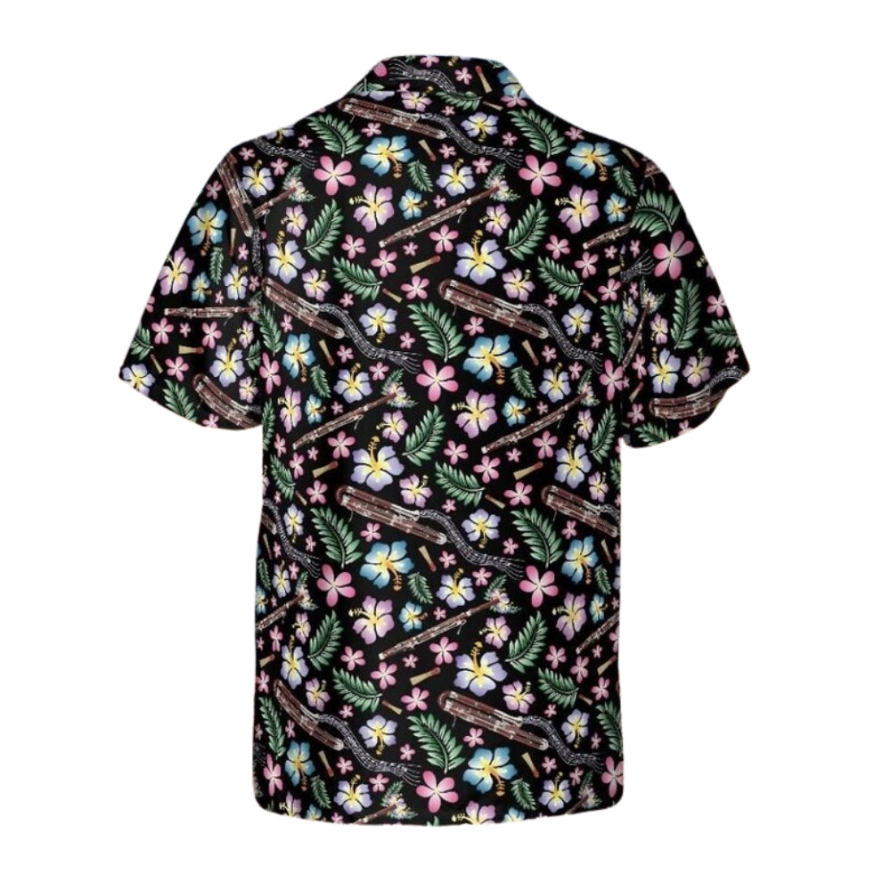 Bassoons Floral Hawaiian Shirt Men Women, Bassoons Lover Hawaiian Shirts HE0329