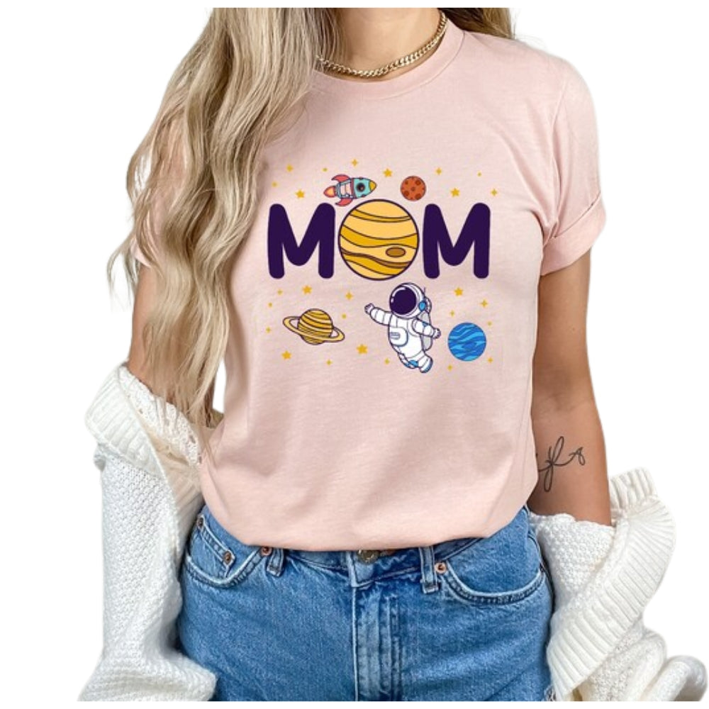 Custom Matching Astronaut 1st Birthday Family T Shirts, Custom Space First Birthday Shirts For Family ET0495