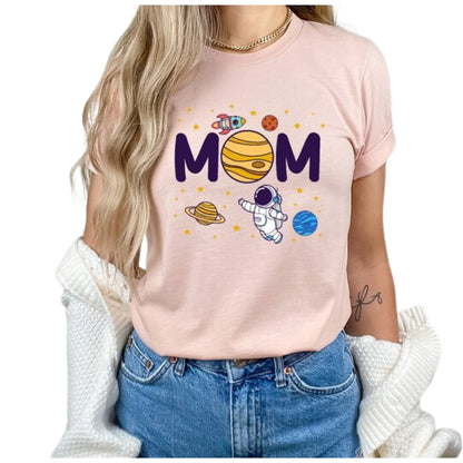 Custom Matching Astronaut 1st Birthday Family T Shirts, Custom Space First Birthday Shirts For Family ET0495