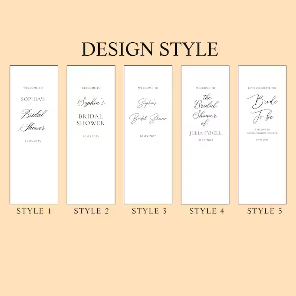 Let's Celebrate The Bride To Be Custom Bridal Shower Fabric Welcome Sign, Personalized Welcome Bridal Shower Banner WD0209