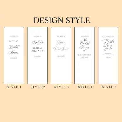 Let's Celebrate The Bride To Be Custom Bridal Shower Fabric Welcome Sign, Personalized Welcome Bridal Shower Banner WD0209
