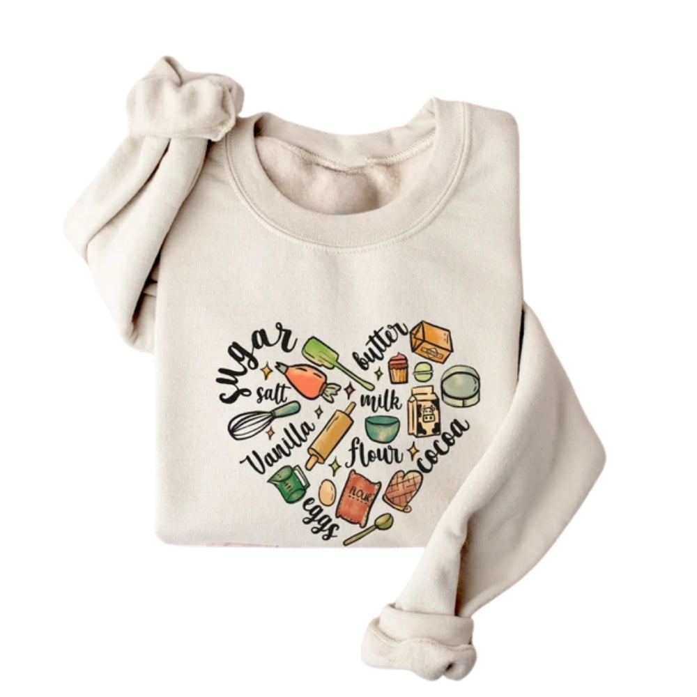 Baker Sweatshirt For Women, Baking Lover Sweatshirt 2D0706