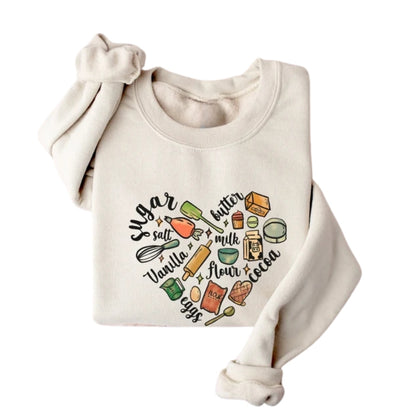 Baker Sweatshirt For Women, Baking Lover Sweatshirt 2D0706