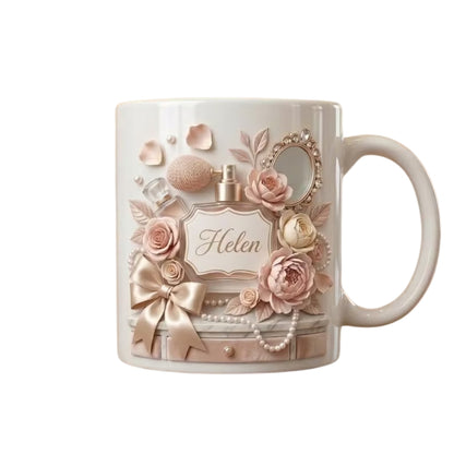 Custom Perfume Lover 3D Printed Coffee Mug, Custom Mug Cup For Perfume Lovers ET0110