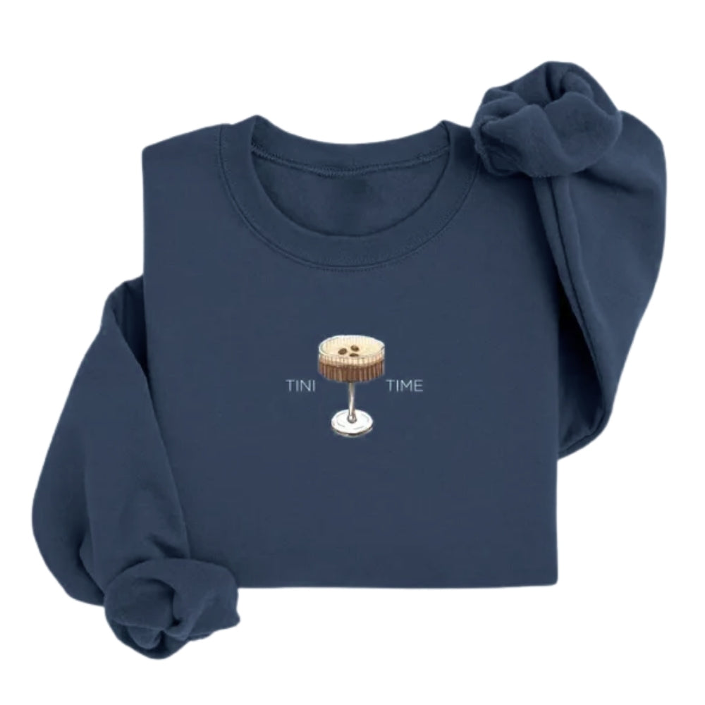 Tini Time Espresso Martini Sweatshirt, Espresso Martini Social Club Sweatshirt 2D0328