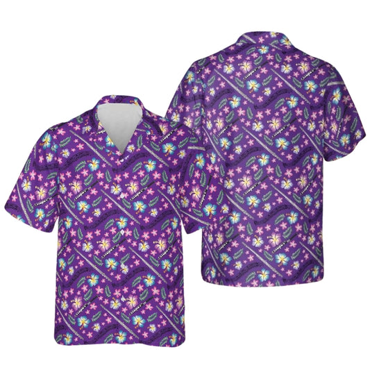 Flute Floral Hawaiian Shirt For Men Women, Flute Player Hawaiian Shirts HE0333