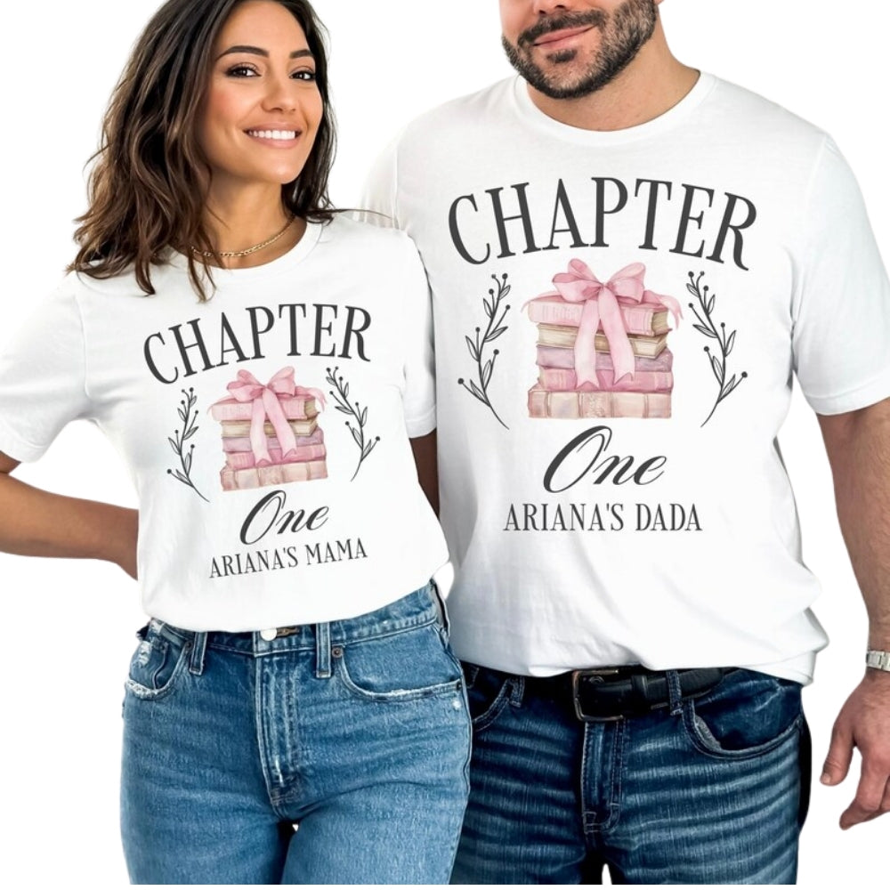 Chapter Two Custom 2nd Birthday Book Family Matching T Shirt, Custom Family Birthday Shirts ET0620