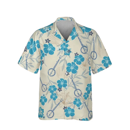 Tropical Banjo Hawaiian Shirt For Men And Women, Banjo Player Hawaiian Shirts HE0334