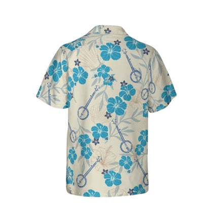 Tropical Banjo Hawaiian Shirt For Men And Women, Banjo Player Hawaiian Shirts HE0334