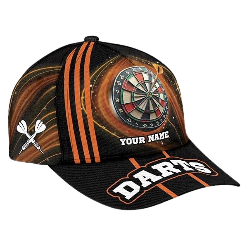 Custom Darts 3D Baseball Cap For Dart Players, Custom Name Darts Caps CP0175