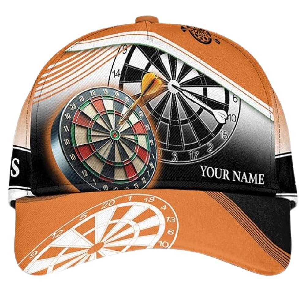 Custom Dartboard 3D Baseball Cap For Dart Players, Custom Darts Caps Hats CP0176