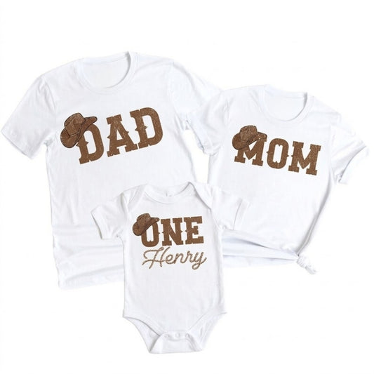 My 1st Rodeo Custom Family Birthday T Shirts, Custom First Birthday Shirts For Family ET0069