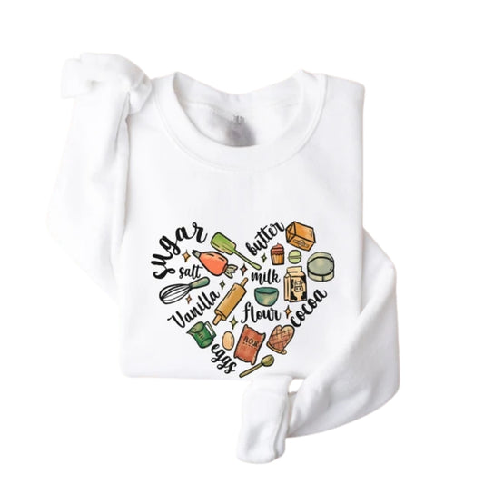 Baker Sweatshirt For Women, Baking Lover Sweatshirt 2D0706