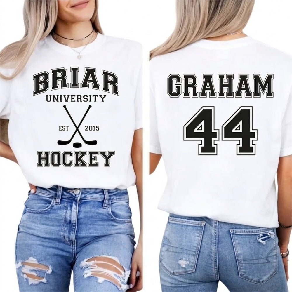 Custom Hockey Family Matching T Shirts, Personalized Hockey Matching Shirts For Family ET0509