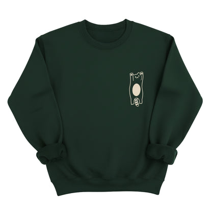 Cute Couple Cat Sweatshirt, Matching Couple Cat Lover Sweatshirt For Valentine Day 2D0818