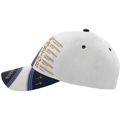 Custom Name Pastor And Church Name Baseball Cap, Personalized Pastor Appreciation Hat 3D Printed CP0582