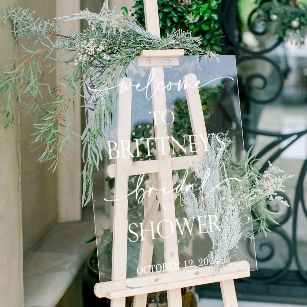 Custom Minimalist Welcome To Bridal Shower Sign, Custom Bridal Shower Sign WD0094