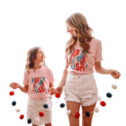 Party In The USA Matching 4th Of July Family T Shirt, Independence Day Matching Shirts For Family ET0626