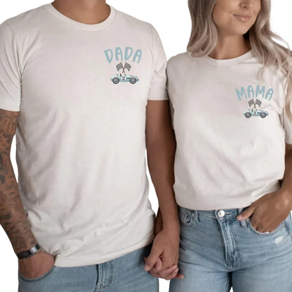 Two Fast Custom Race Car 2nd Birthday Matching Family T Shirts, Custom 2nd Birthday Shirts For Family ET0354