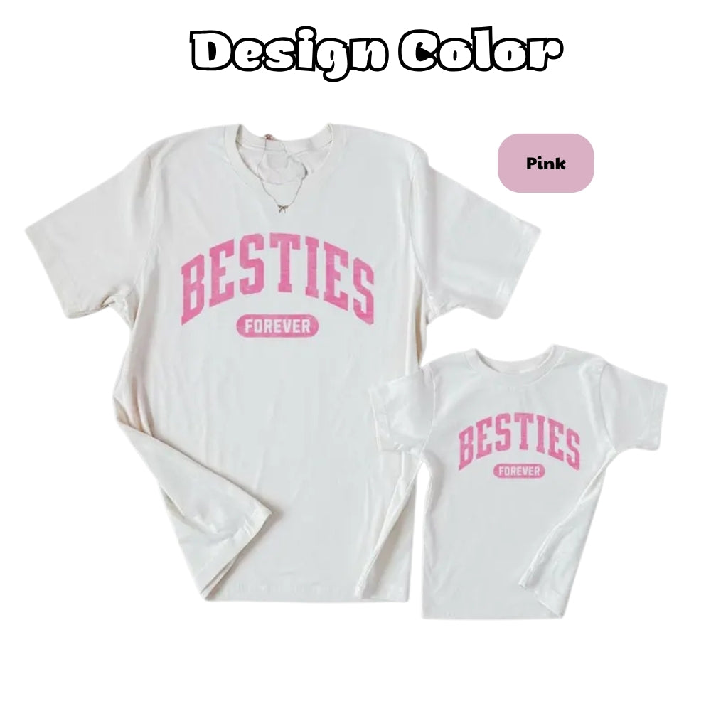 Bestie Forever Matching Mommy And Me Matching T Shirt, Mother And Dauther Family Matching Shirts ET0944