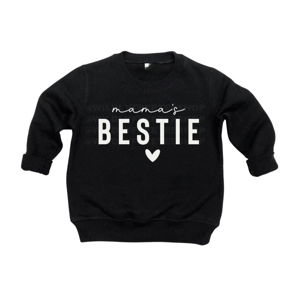 Mama And Mama's Bestie Sweatshirt Matching, Mommy And Me Matching Sweatshirts ET1427