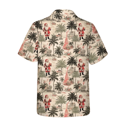 Santa Tropical Hawaiian Shirt For Men Women, Christmas Hawaiian Shirts HE0586