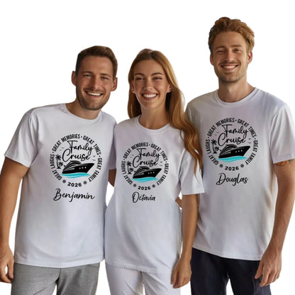 Family Cruise Custom Matching Family T Shirts, Custom Cruise Trip Family Shirts ET0228