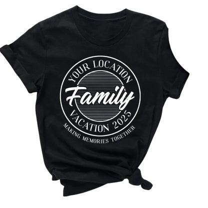 Custom Matching Vacation Family T Shirts, Custom Family Trip Matching Shirts ET0778