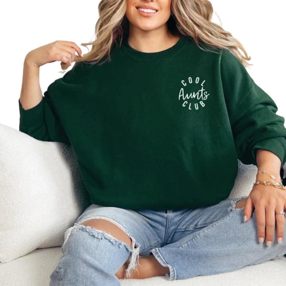Cool Aunts Club Sweatshirt, Funny Sweatshirt for Aunties 2D0420