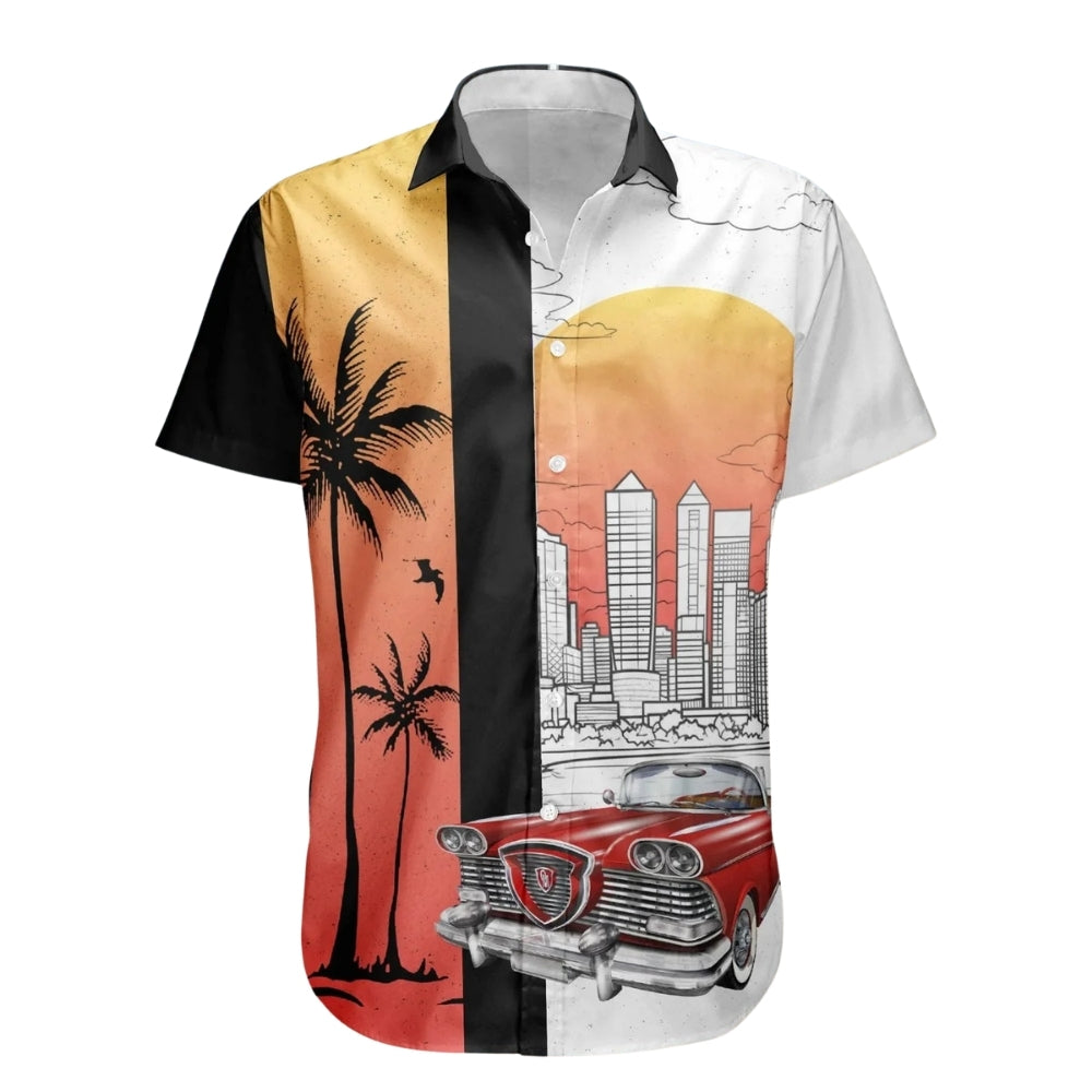 Cusstom Car Photo Retro Hawaiian Shirt For Men Women, Custom Car Hawaiian Shirt With Photo HE0413