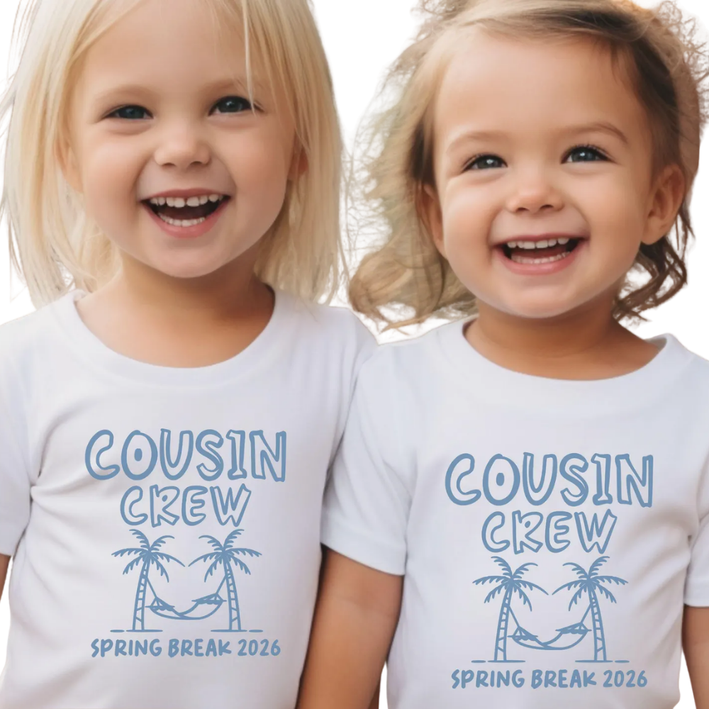 Custom Cousin Crew Beach Trip Matching T Shirt, Custom Cousin Vacation Shirts ET1267