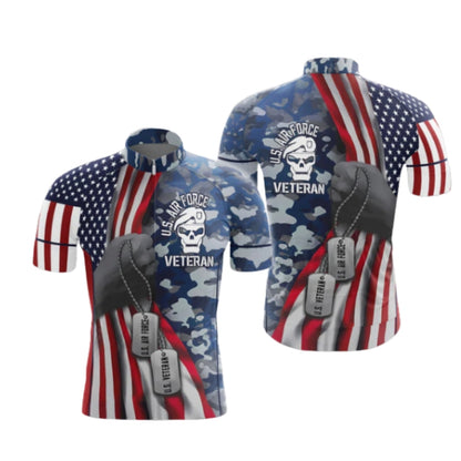 US Navy Veteran USA Flag Short Sleeve Cycling Jersey Men, Veteran US Navy Cycling Jerseys CG0578