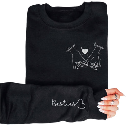 Custom Besties Sweatshirt, Custom Best Friend Sweatshirt 2D0819