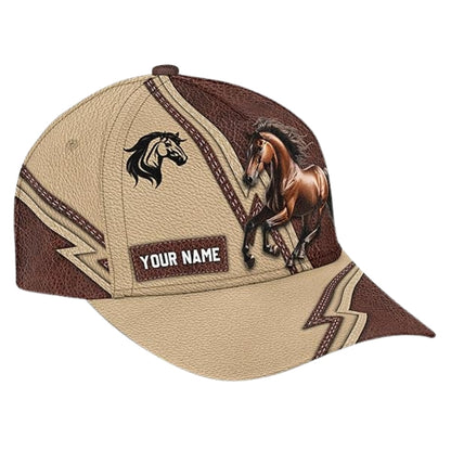 Personalized Horse Baseball Cap, Custom Horse Lover Caps Hats CP0186