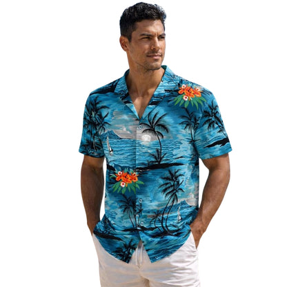 Matching Beach Tropical Family Hawaiian Shirts, Beach Hawaiian Shirts For Family ET0643