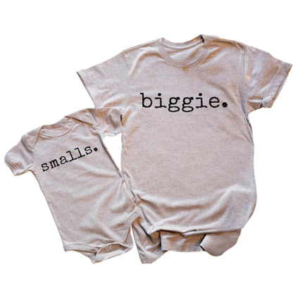 Biggie Smalls Matching Sibling T Shirt, Sibling Family Matching Shirts ET1015