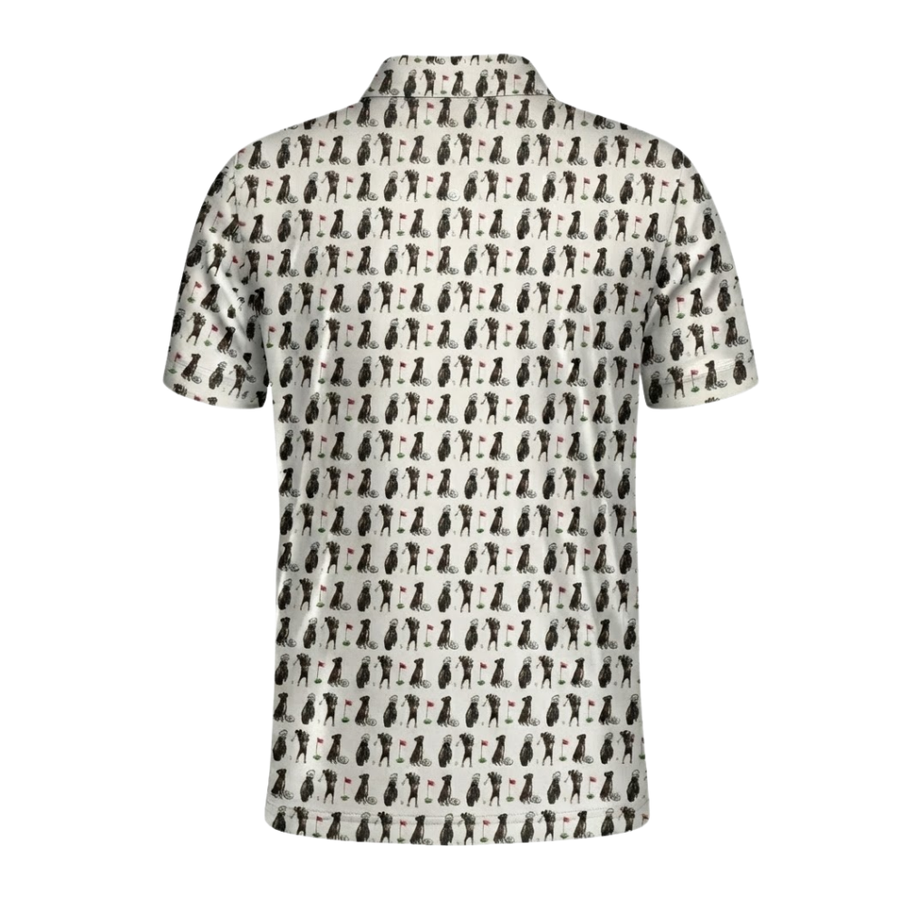 Men's Funny Brindle Boxer Golf Polo Shirt, Boxer Dog Lover Golf Shirt GZ0391
