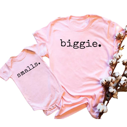 Biggie Smalls Matching Sibling T Shirt, Sibling Family Matching Shirts ET1015